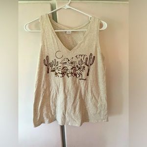 Light Weight Cream Ariat Tank Top